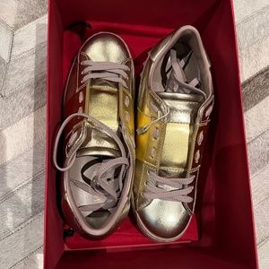 Brand New Valentino Metallic Sneakers Size 37